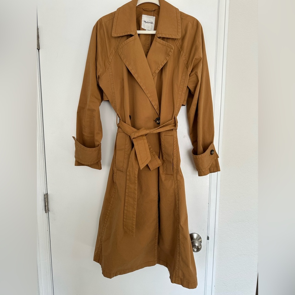 Madewell Tan Trench Coat